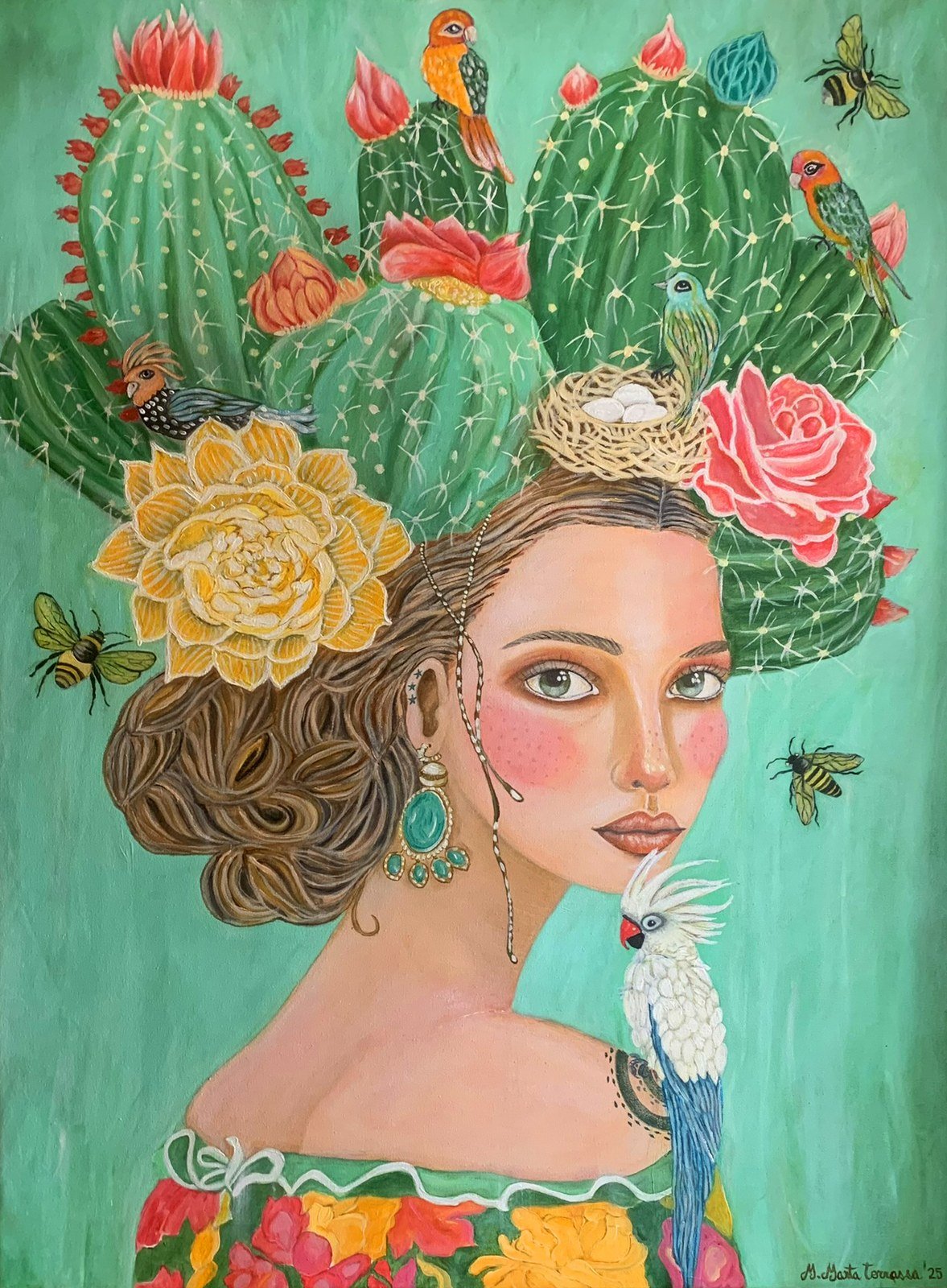 Mujer Cactus
