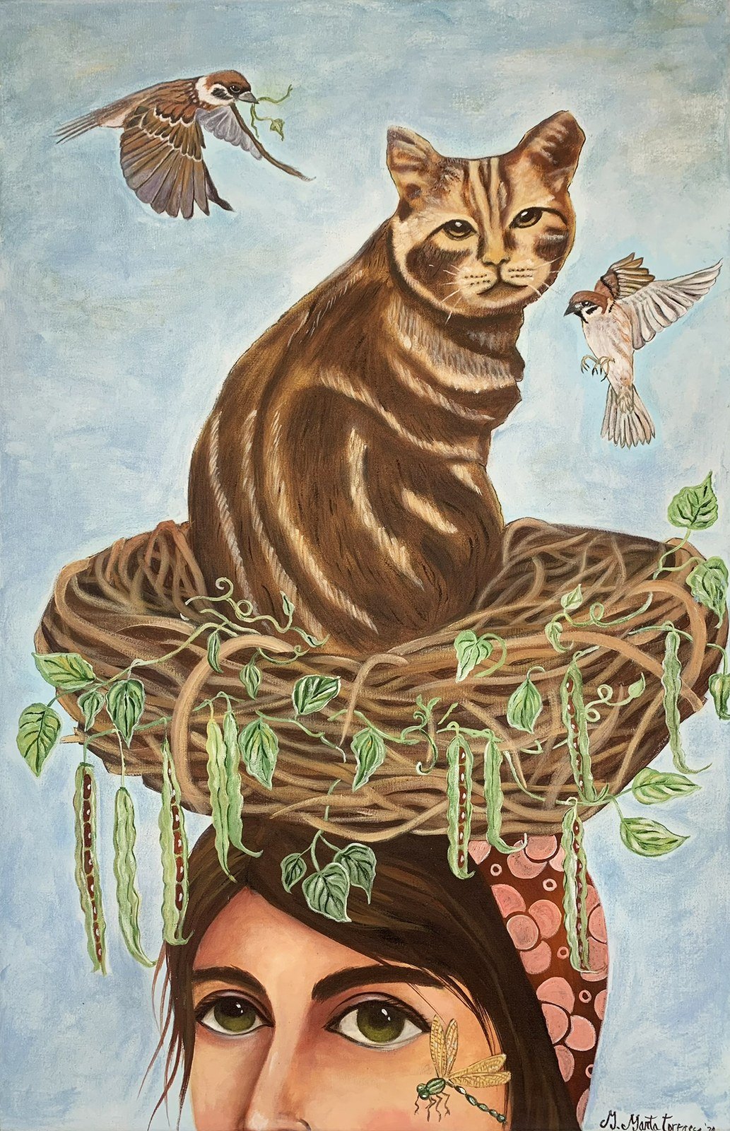 Retrato con Nido